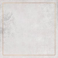 Square copper frame on grunge background vector