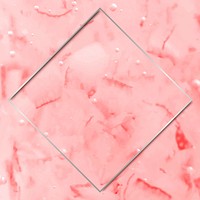 Rhombus silver frame on abstract background vector
