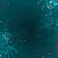 Turquoise green paint textured background