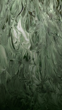 Green acrylic brush stroke textured mobile phone wallpaper