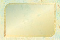 Rectangle gold frame on abstract background vector