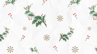 Christmas seamless pattern white background vector