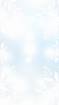 Snowflakes patterned on blue background