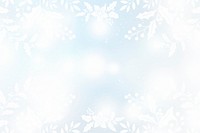 Snowflakes patterned on blue background