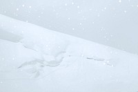 Thick white snow in winter background