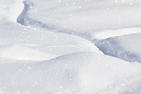 Closeup of snowy hills background vector