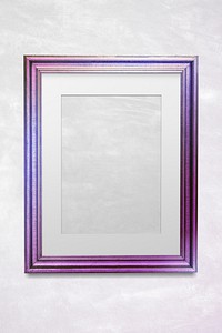 Purple photo frame