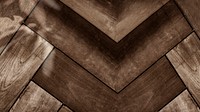 Brown patterned wooden floor design