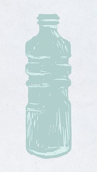 Water bottle element illustration