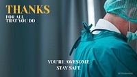 Thanks for all that you do banner mockup