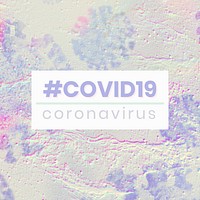 Covid-19 and Corona Virus template vector