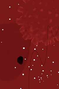 Red coronavirus patterned background