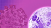 Planet earth during coronavirus outbreak background