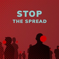 Stop the spread of covid-19 template