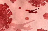 Travel ban during coronavirus pandemic social template