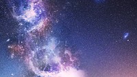 Galaxy in space textured background