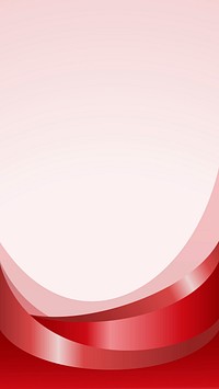 Red curve patterned background vector