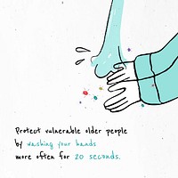 Wash your hands to prevent Covid-19. This image is part our collaboration with the Behavioural Sciences team at Hill+Knowlton Strategies to reveal which Covid-19 messages resonate best with the public. Learn more about this collection here: <a href="http://rawpixel.com/coronavirus" target="_blank">rawpixel.com/coronavirus</a>