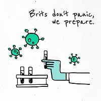 Brits don&#39;t panic, we prepare. This image is part our collaboration with the Behavioural Sciences team at Hill+Knowlton Strategies to reveal which Covid-19 messages resonate best with the public. Learn more about this collection here: <a href="http://rawpixel.com/coronavirus" target="_blank">rawpixel.com/coronavirus</a>