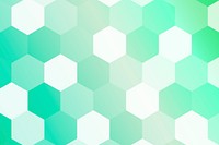 Green hexagon patterned background vector