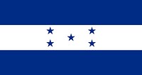Honduran flag pattern vector