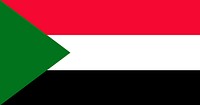 Sudan flag pattern vector