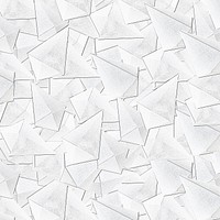3D white asymmetric hexagonal bipyramid patterned background