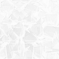 3D white geometric patterned background
