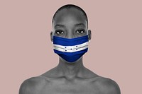 Honduran woman wearing a face mask during coronavirus pandemic