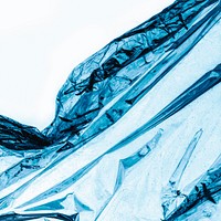 Wrinkled blue plastic wrap texture wallpaper 