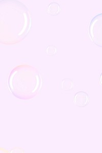 Cute bubble pattern pink background 
