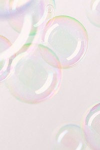 Soap bubble sphere ball pattern background