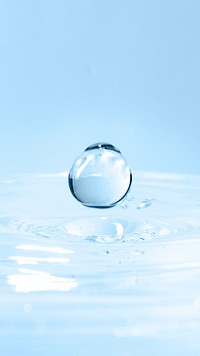 Abstract water drop circle wave background 