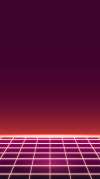 Red grid neon patterned social story template vector