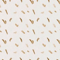 Seamless shimmering gold scribble marks on a beige background vector