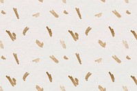 Seamless shimmering gold scribble marks on a beige background vector