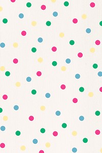 Colorful polka dot patterned background design resource 