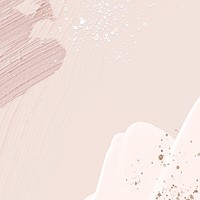 Acrylic paint texture frame on pastel pink background