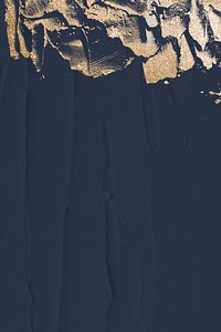 Gold glitter border on navy blue background
