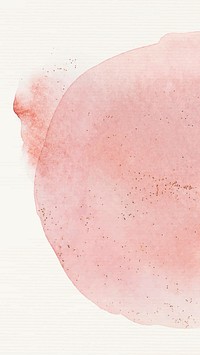 Watercolor peach pastel background vector