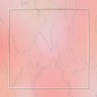 Abstract pastel pink marble border