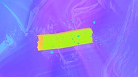 Purple plastic wrap texture holographic background with tape