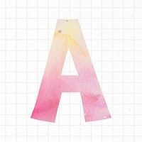 A pastel graphic font psd