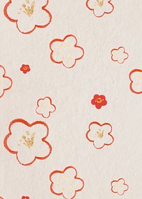 Plum blossom pattern for Chinese National Day