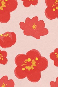 Chinese National Day flower pattern background