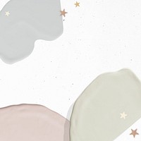 Abstract pastel with gold shimmery stars