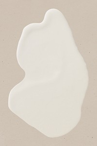 Cream color smear element psd paint texture