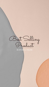 Best selling product template vector