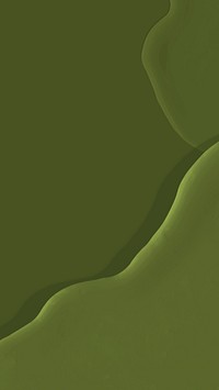 Acrylic texture dark olive green phone wallpaper background
