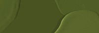 Acrylic texture dark olive green email header background